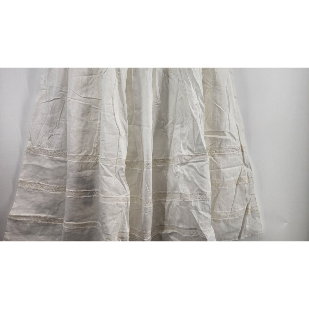 Mango MNG Womens Size 6 White Lace 100% Cotton Skirt NWT - Picture 6 of 11
